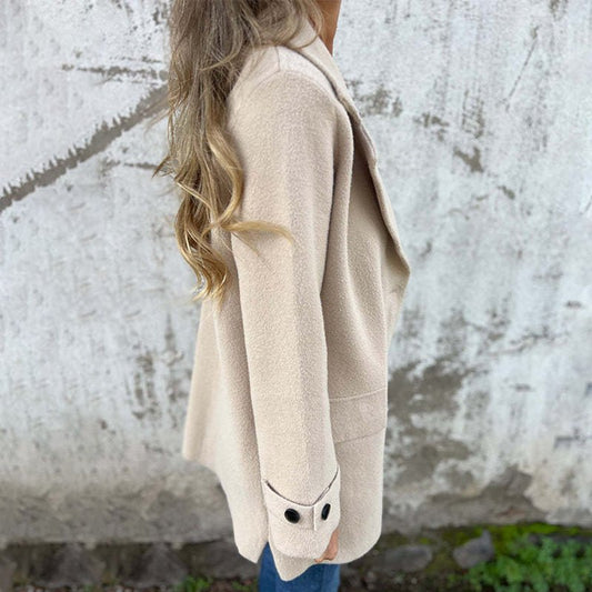 WW | Wool-Blend Blazer Coat - Relaxed Fit - Minimalist Chic - Autumn & Winter Layer