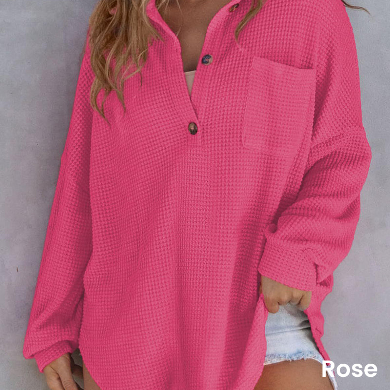 WW | Casual Waffle Knit Shirt