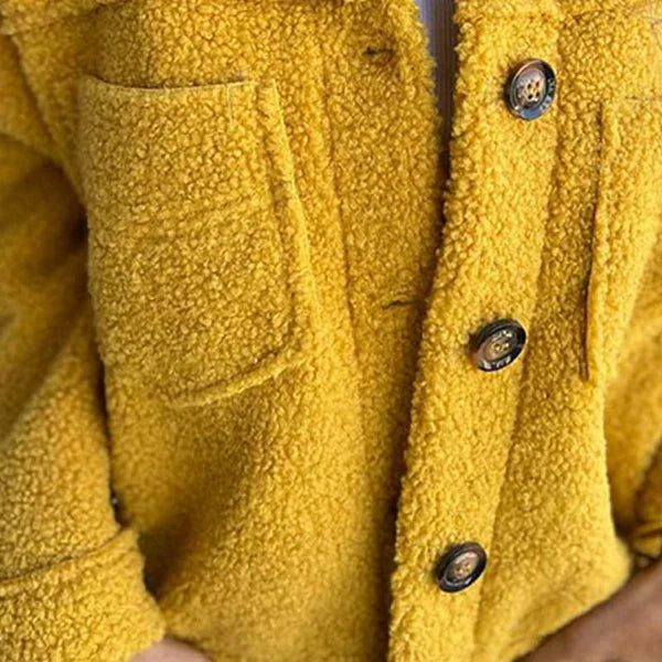 WW | Short Wool Jacket with Lapels for Women