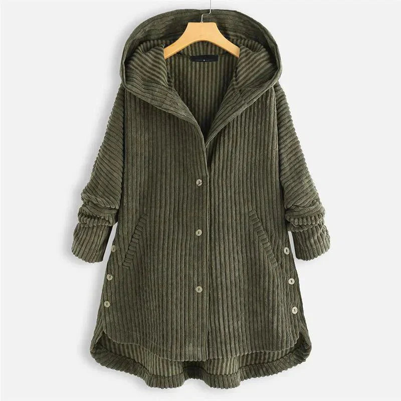WW | Cordjacke - Knopfdesign - Warm & Stilvoll - Legere Oberbekleidung