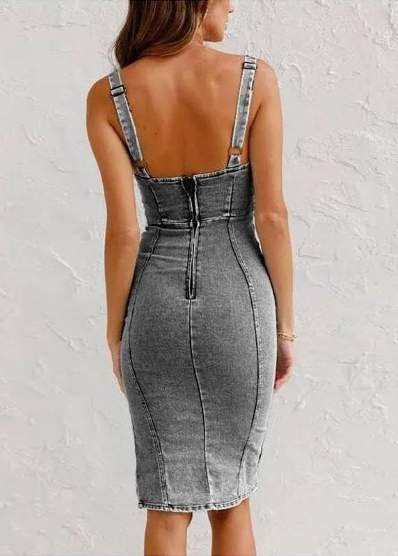 Jacky – Elegantes Jeanskleid
