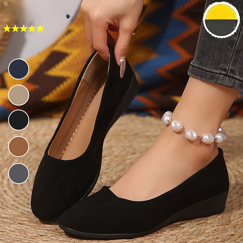 Sophia™ | elegante, leichte, rutschfeste Keilschuhe mit niedrigem Absatz