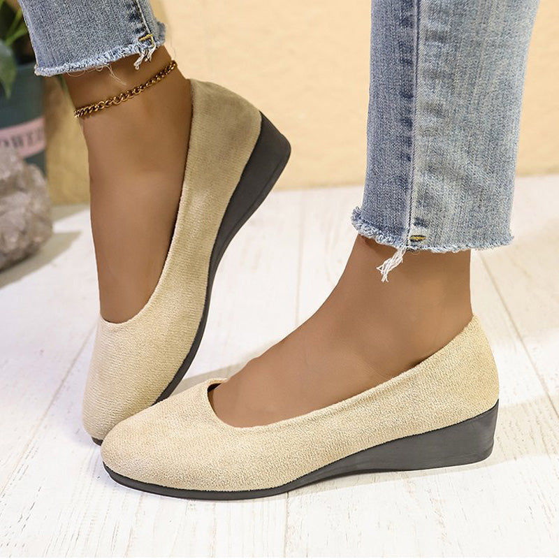 Sophia™ | elegante, leichte, rutschfeste Keilschuhe mit niedrigem Absatz