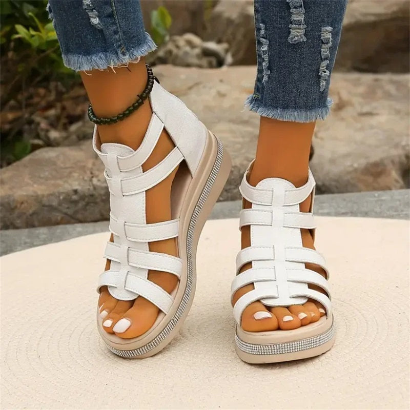 Wedge™ | Sandals with Rhinestone Embellishment