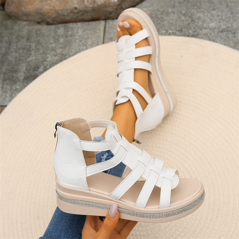Wedge™ | Sandals with Rhinestone Embellishment