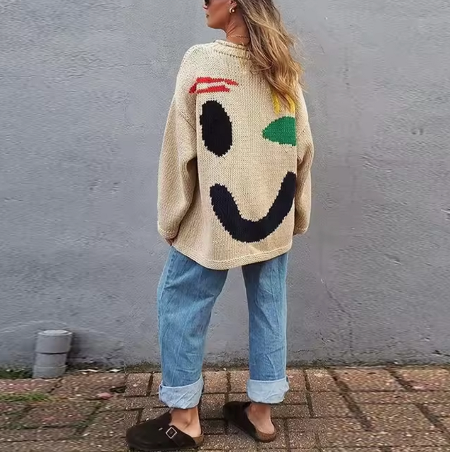 WW | Oversized Cotton Knitted Sweater