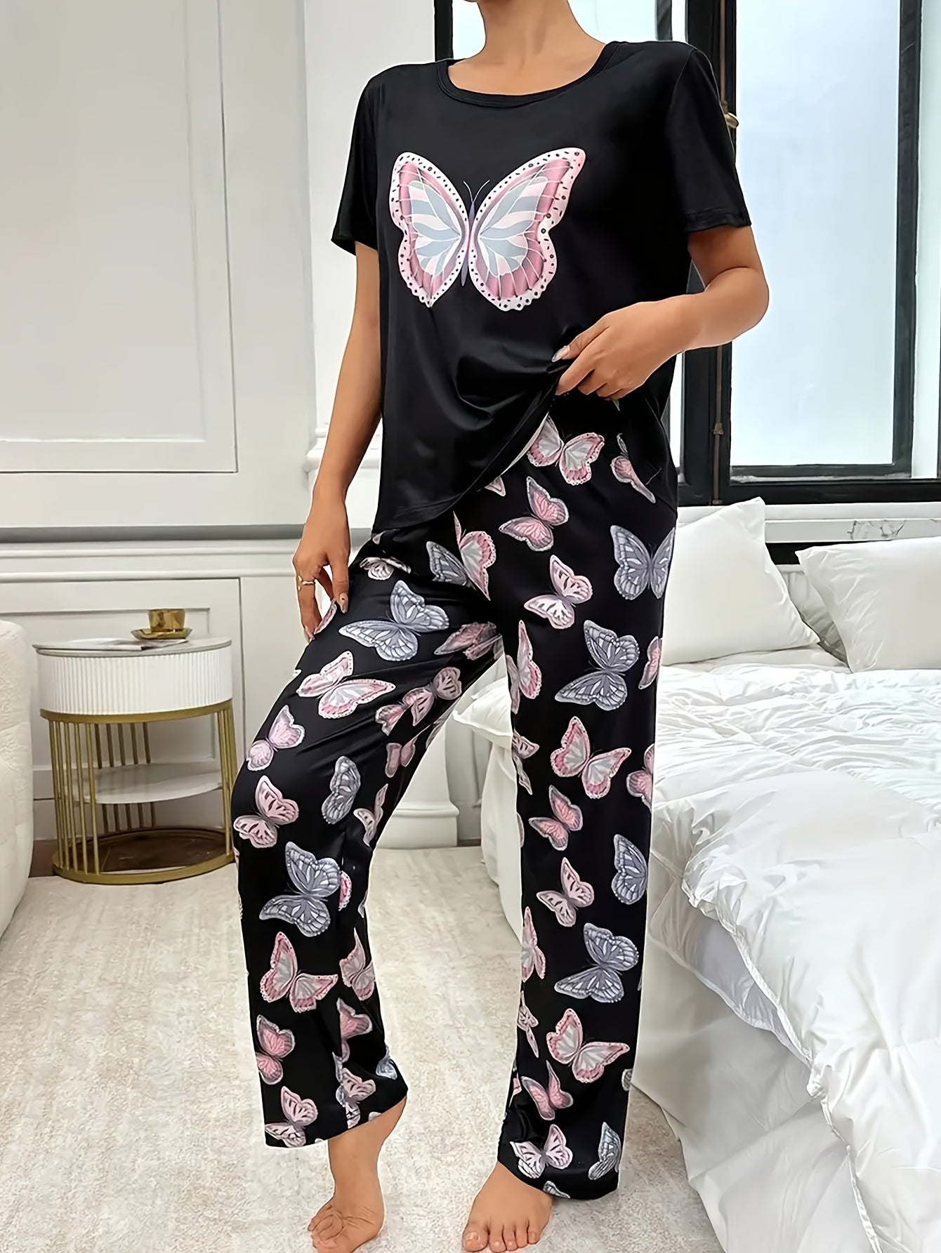 WW | Legende Schmetterling Druck Nachtwäsche Set