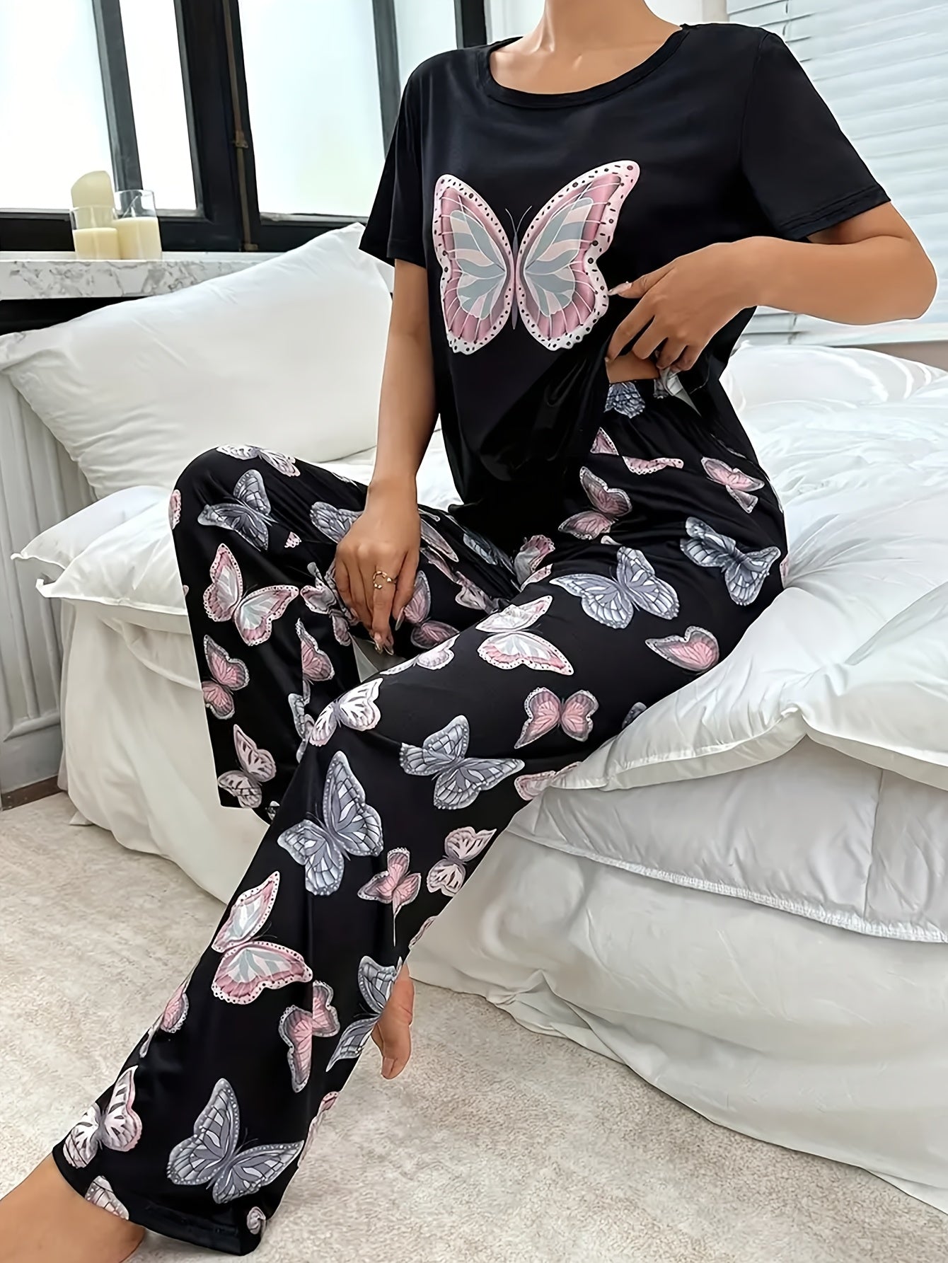 WW | Legende Schmetterling Druck Nachtwäsche Set