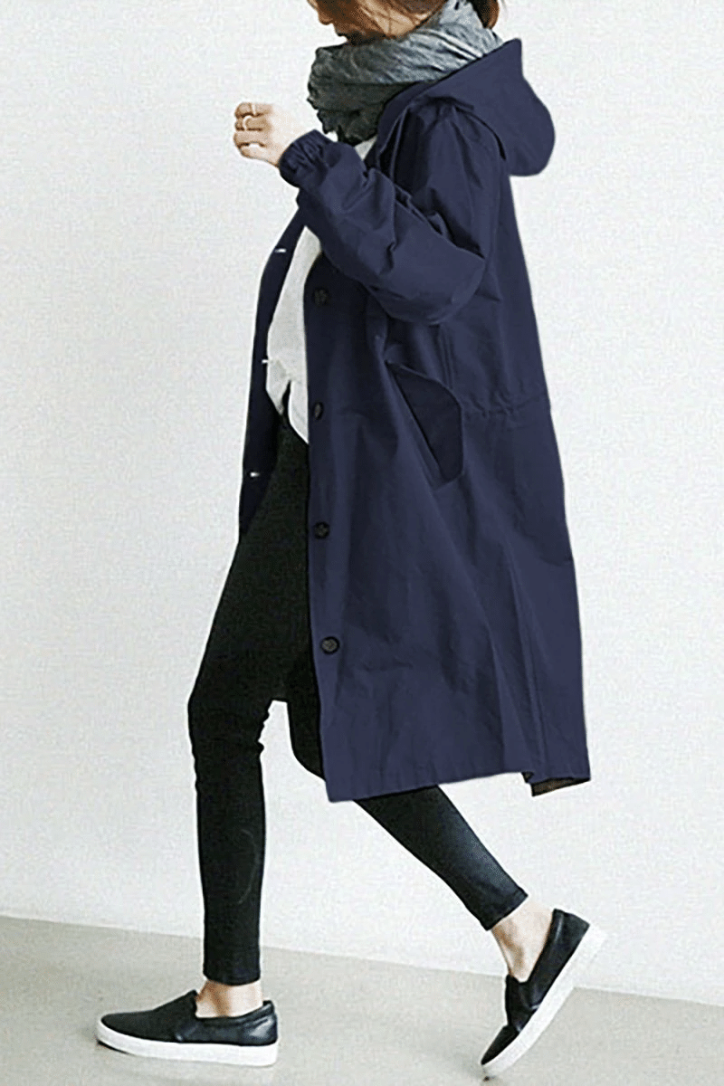 WW | Women's Button-Up Hooded Windbreaker