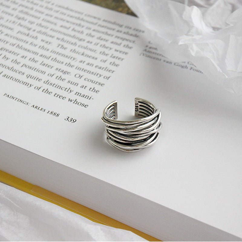WW | Silver Adjustable Layered Ring