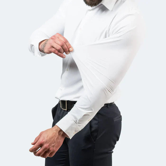 WW | Slim Fit Stretch Fabric Breathable Non-Iron Dress Style