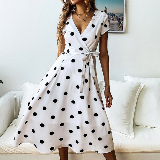 with large dots