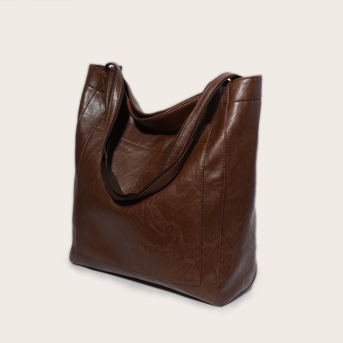 WW - Women's Shoulder Bag made of Vegan Leather