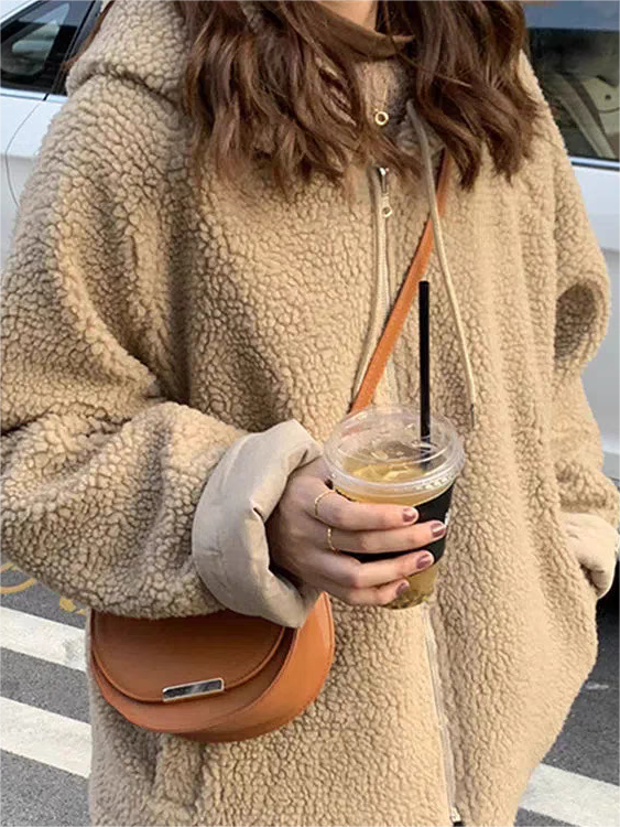 WW | Übergroßer Fleece Parka für Frauen