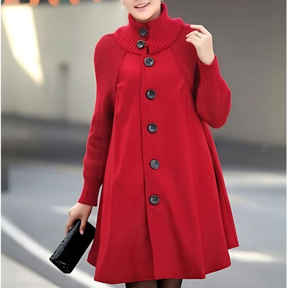 WW | Long Buttoned Women's Coat