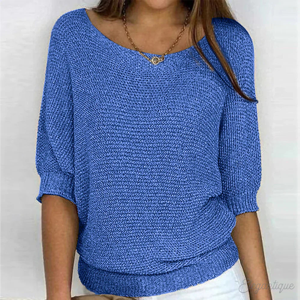 WW | Strick Lässig Damenpullover Bequemer Und Stylischer Pullover