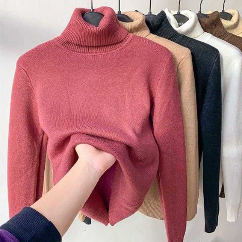 WW | Rollkragenpullover - Weiches Fleece-Innenfutter - Warm & Stilvoll für Herbst & Winter