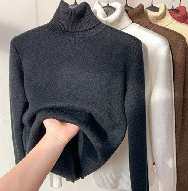 WW | Rollkragenpullover - Weiches Fleece-Innenfutter - Warm & Stilvoll für Herbst & Winter