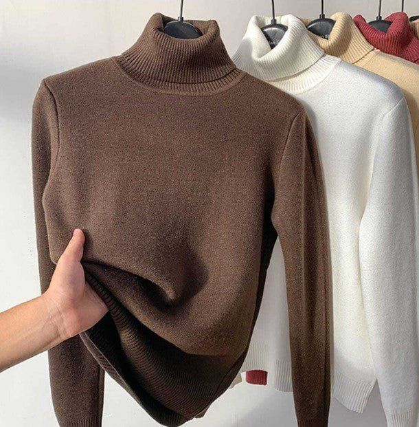 WW | Rollkragenpullover - Weiches Fleece-Innenfutter - Warm & Stilvoll für Herbst & Winter