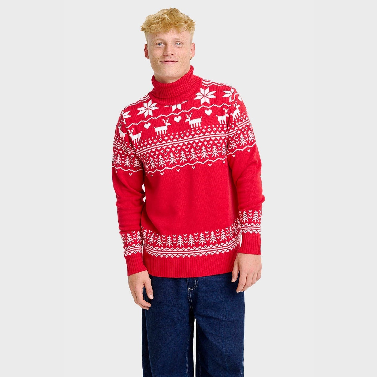 WW | Der grönländische Weihnachtsrollkragenpullover - Herren