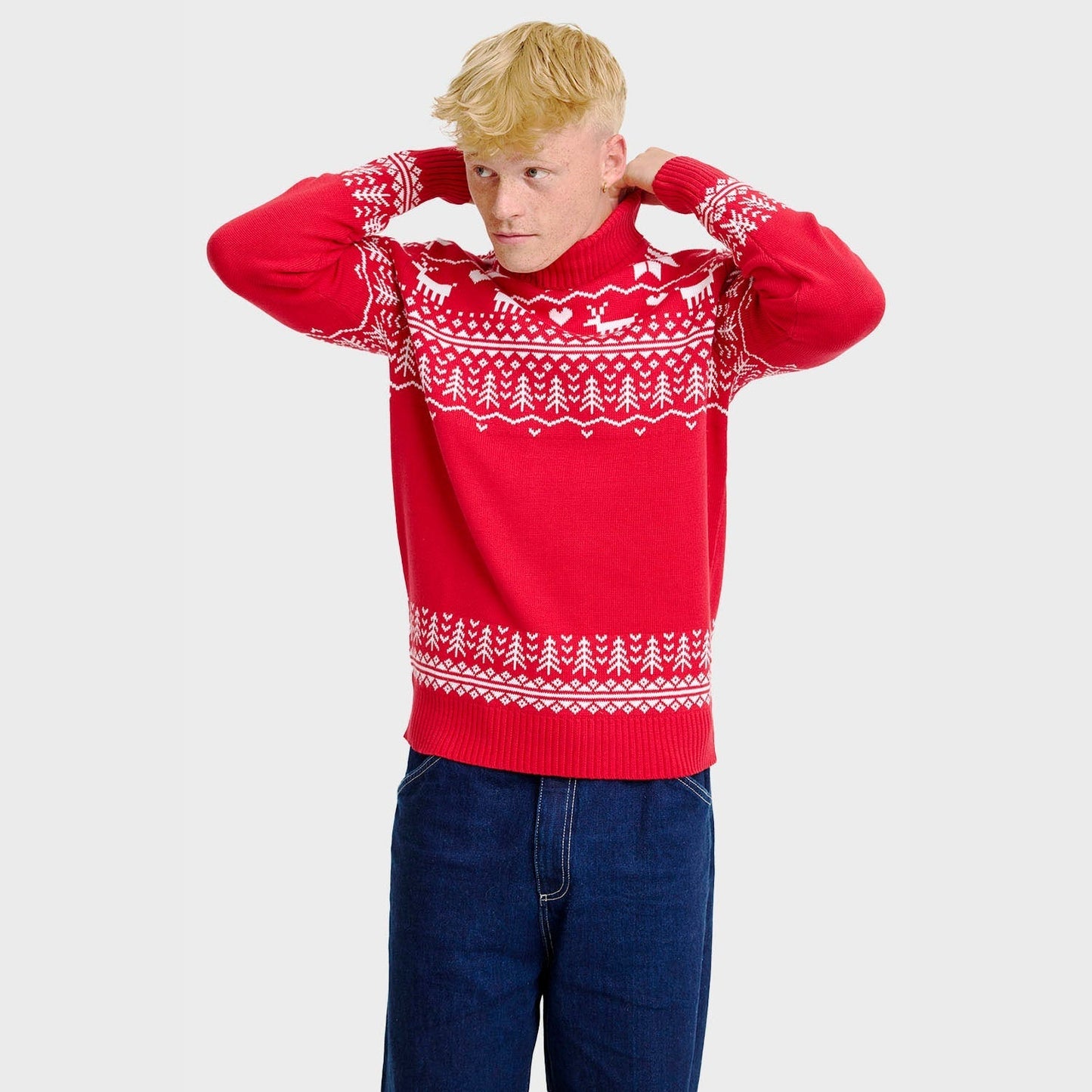 WW | Der grönländische Weihnachtsrollkragenpullover - Herren