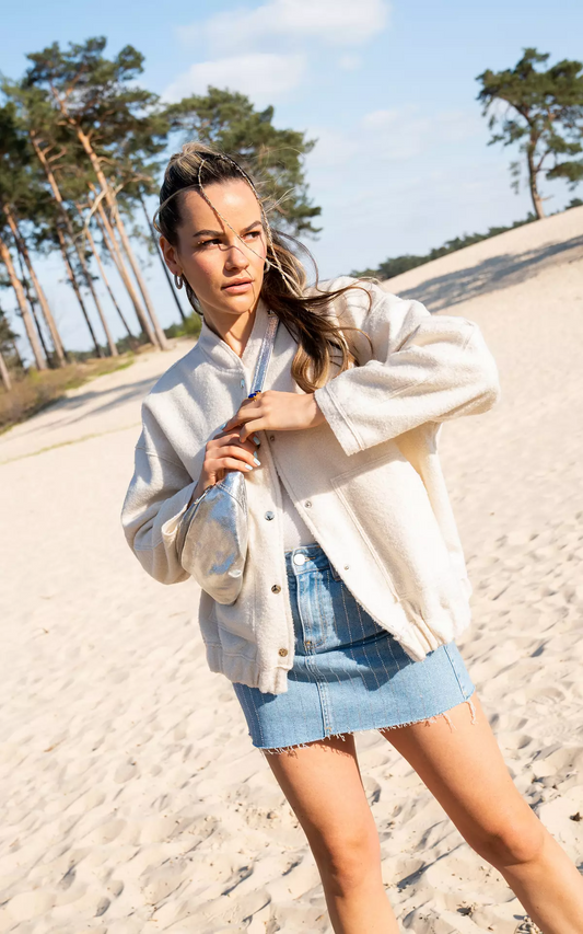 WW | Tweed Bomber Oversized - Bestseller Herbstjacke