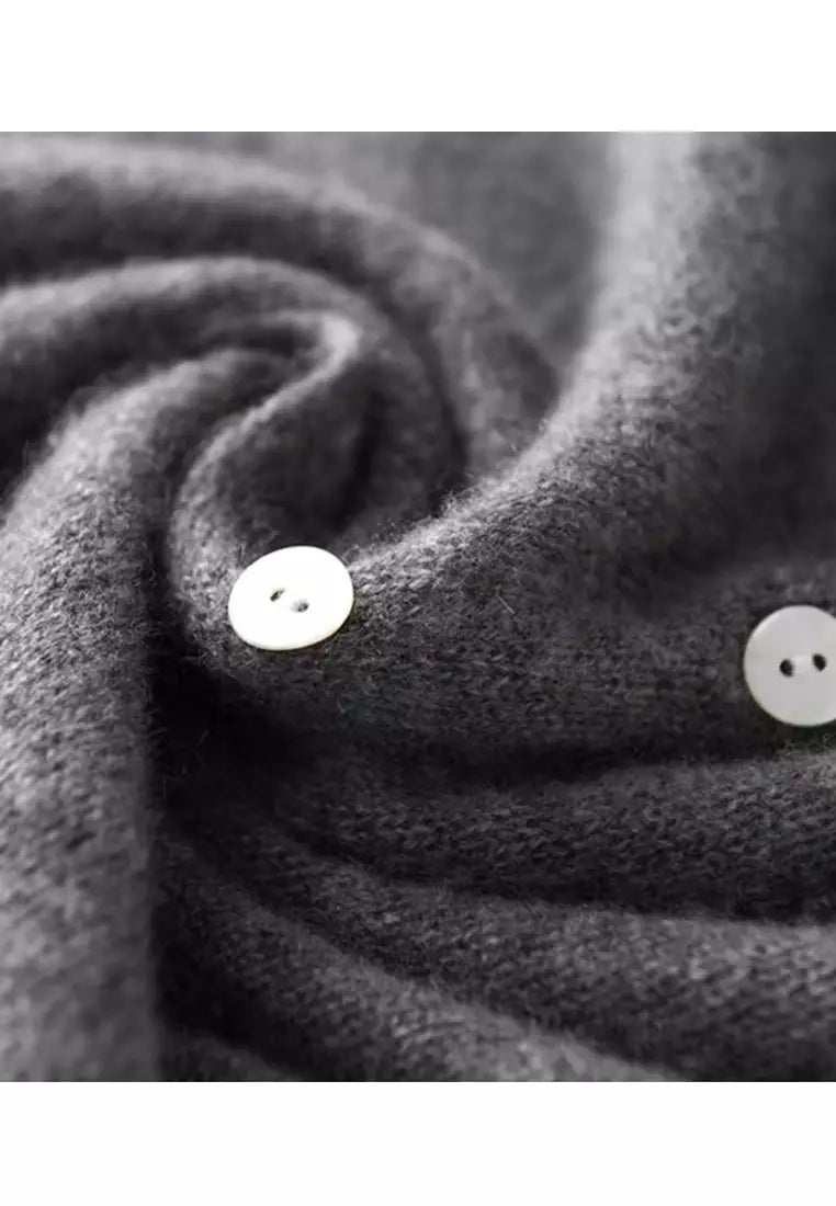 WW | Schlichter Einfarbiger Pullover mit Langen Ärmeln