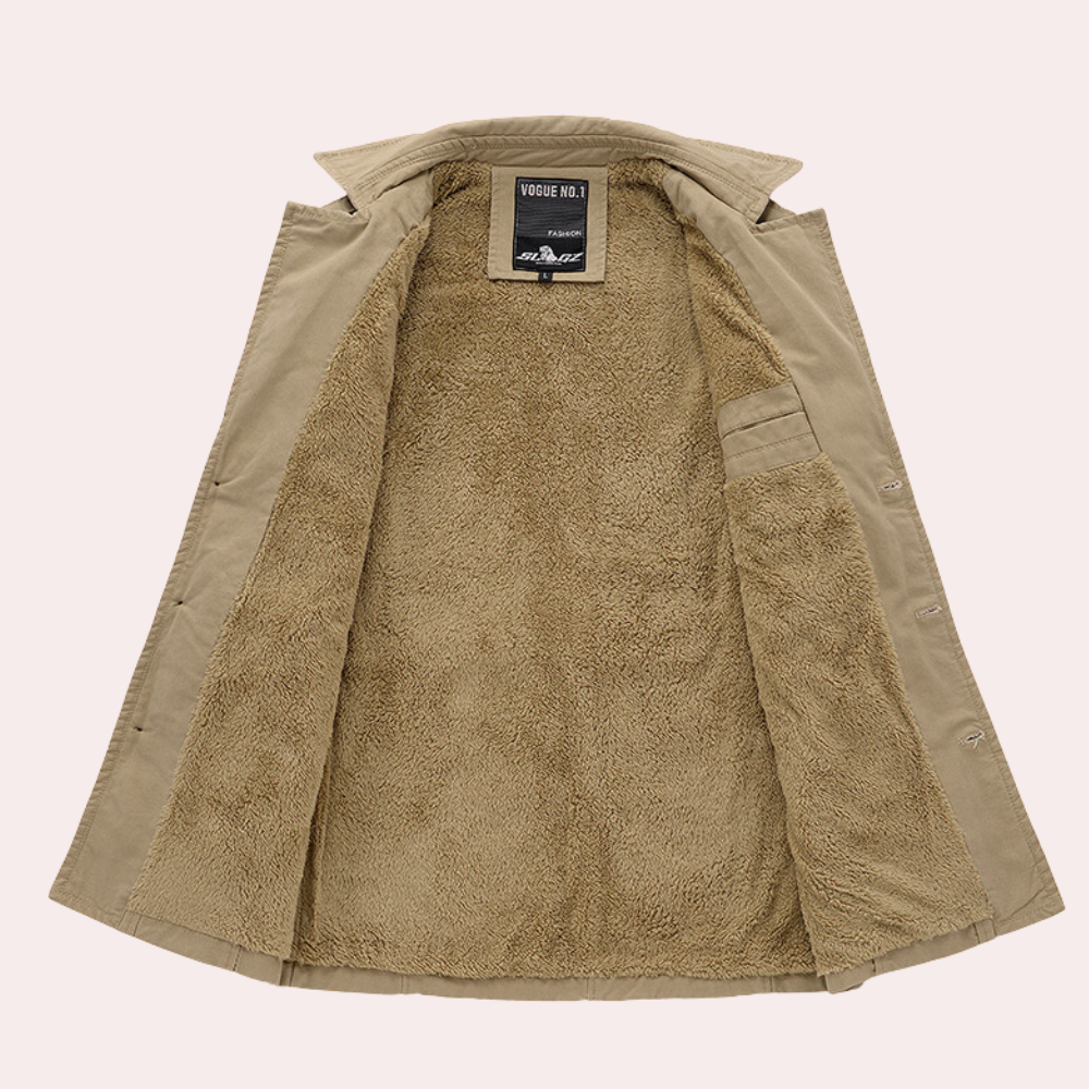 WW | Eleganter, Warmer Trenchcoat für Männer