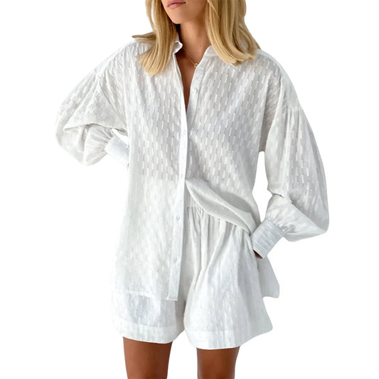 WW | Boho Sommer Satz Bluse Höschen