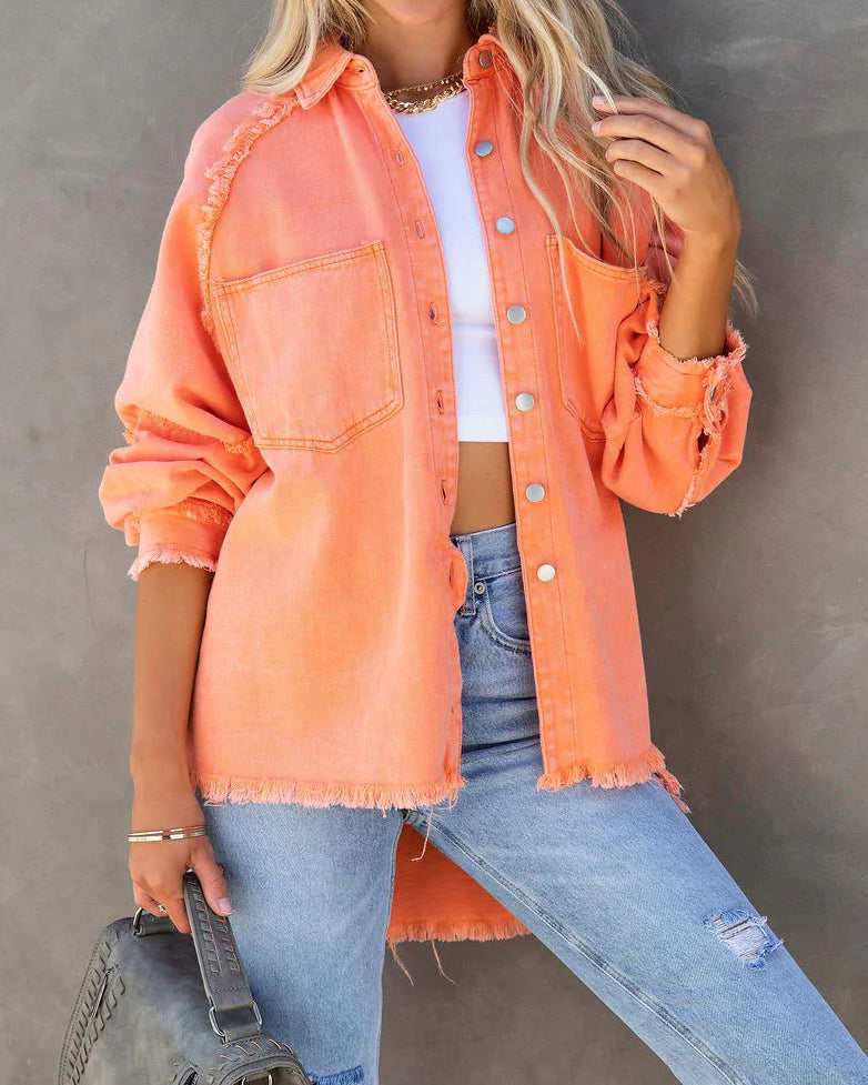 WW | Edge Patchwork Pocket Denim-Jacke