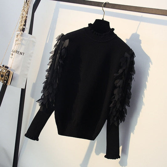 WW | Kragen Strickpullover