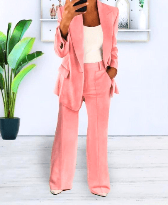 WW | Damen Blazer Bequem & Schick Blazer Satz Lässiges & Formelles Outfit