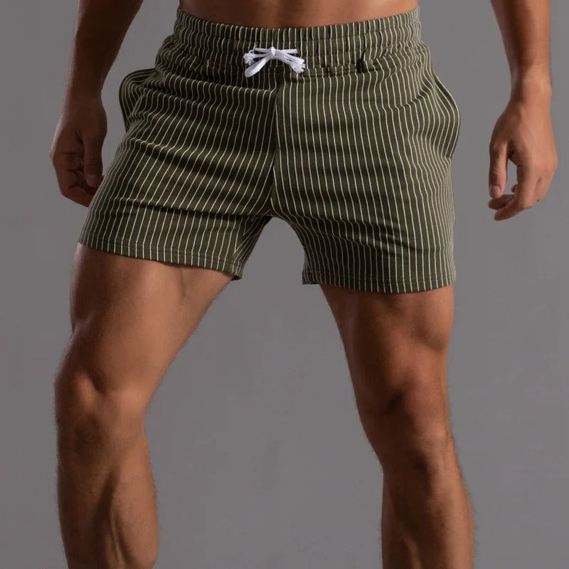 Men's striped shorts