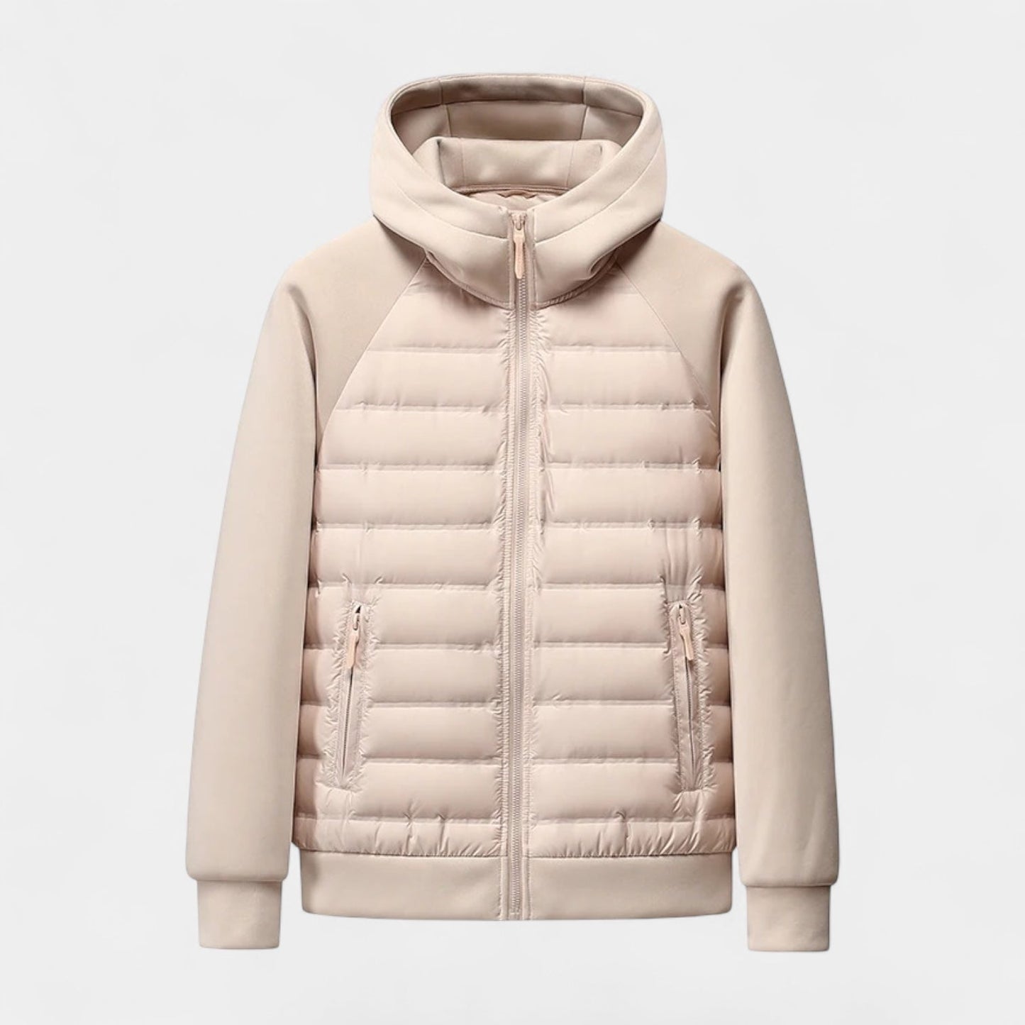 WW | Fashion House - Lightweight Down Jacket - Hooded Softshell Puffer Jacket