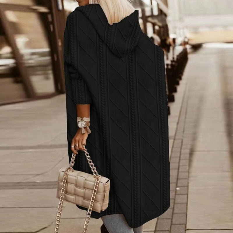 WW | Extended Hooded Cardigan