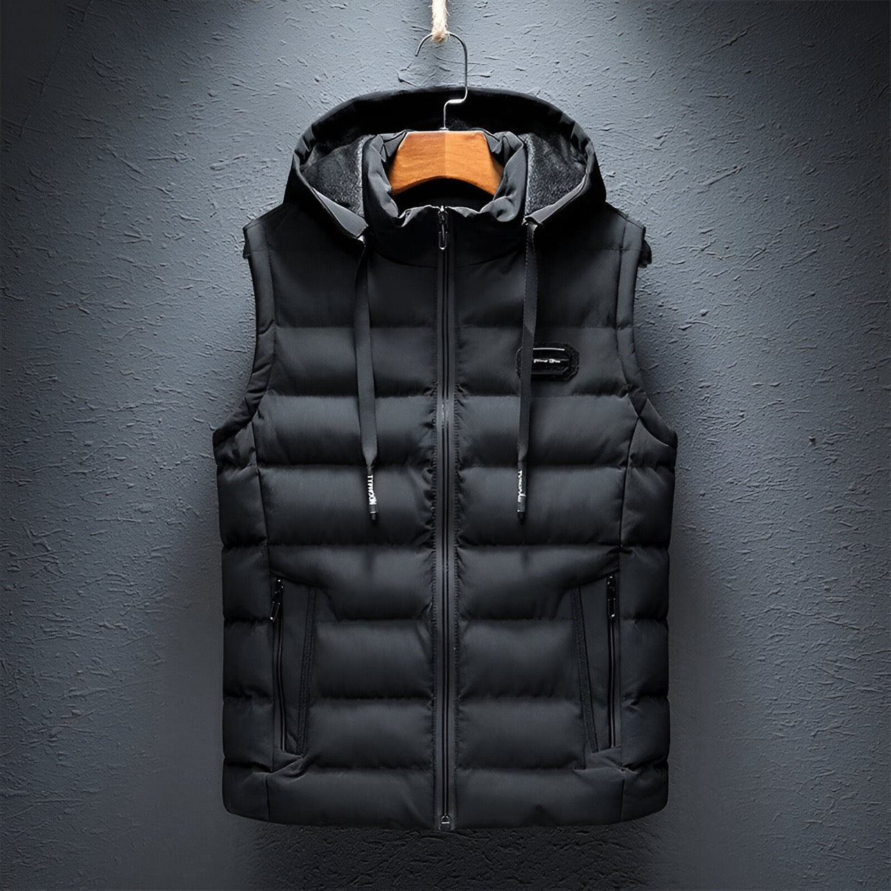 WW | Herren Hoodie-Weste