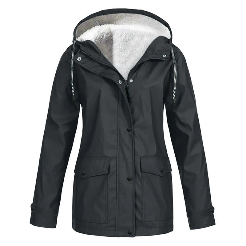 WW | Windproof Hooded Rain Jacket (Plus Sizes Available)