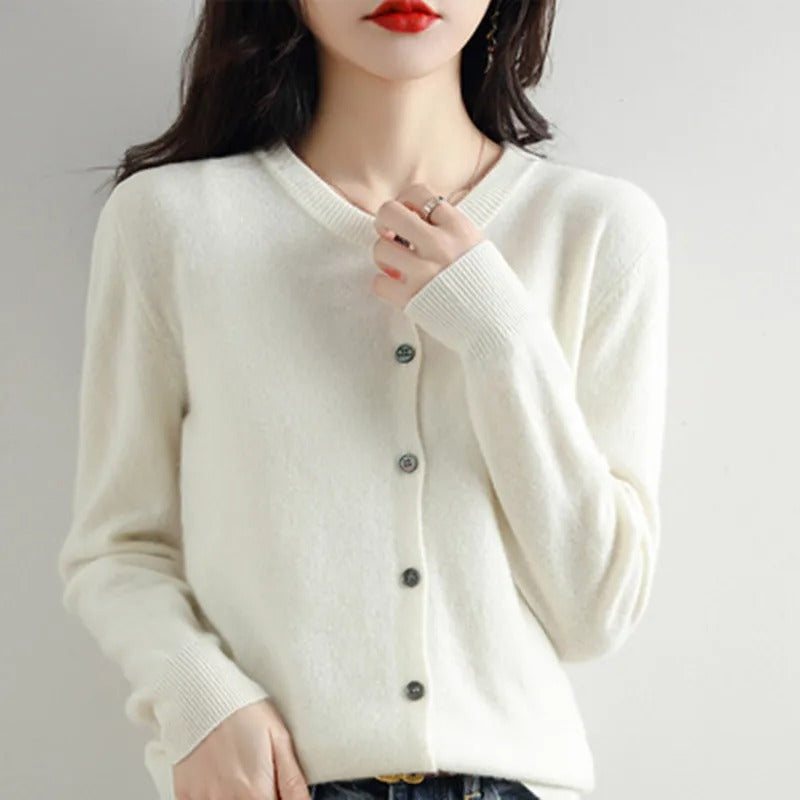 W&W O-Ausschnitt gestrickt Pullover