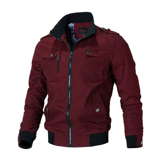 WW |  Bequeme Windbreaker Bomberjacke für Herren - Ideal für Frühling und Herbst