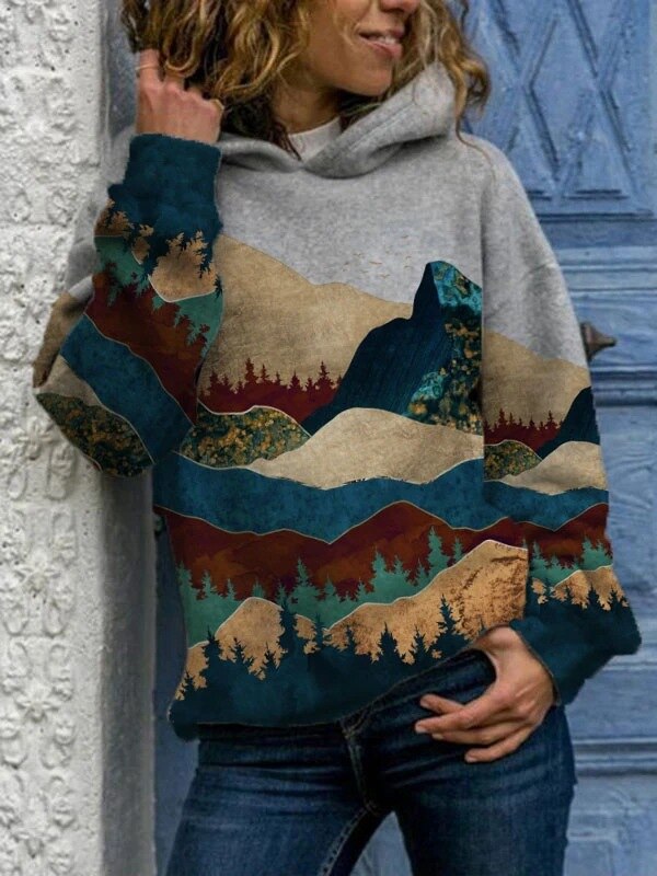 WW | Kapuzenpullover Marie Harajuku Style Weicher Stoff