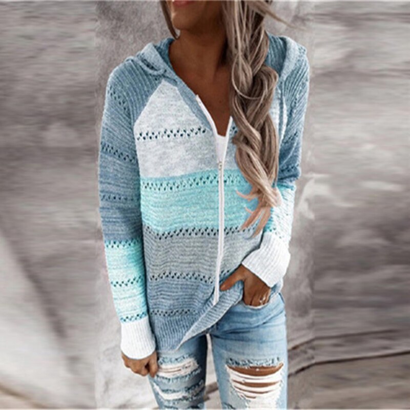WW | Colourful Ibiza Boho style knit jacket