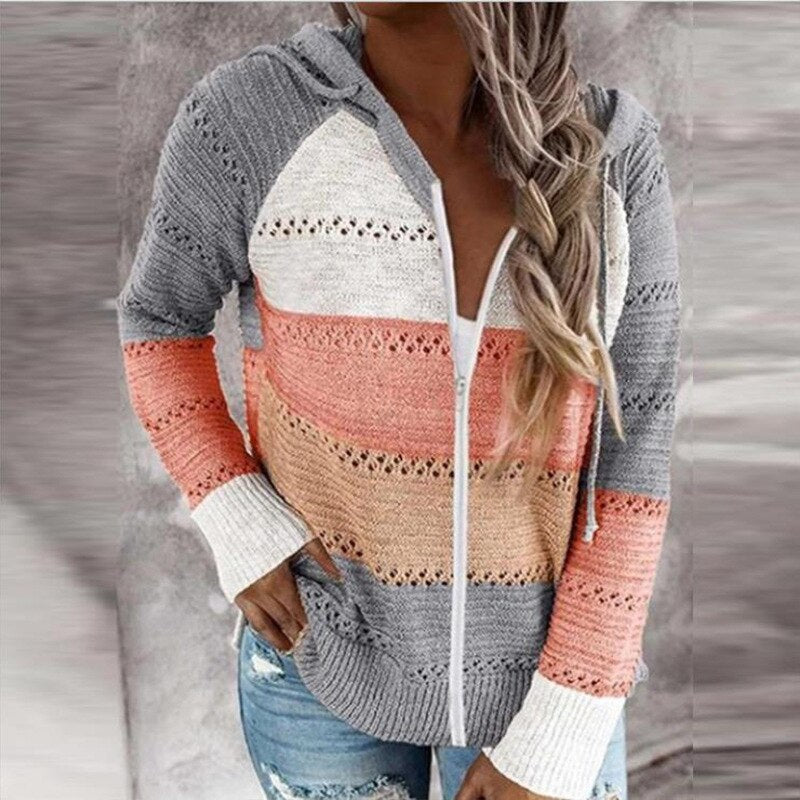 WW | Colourful Ibiza Boho style knit jacket