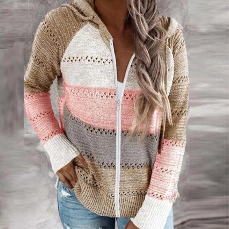 WW | Colourful Ibiza Boho style knit jacket