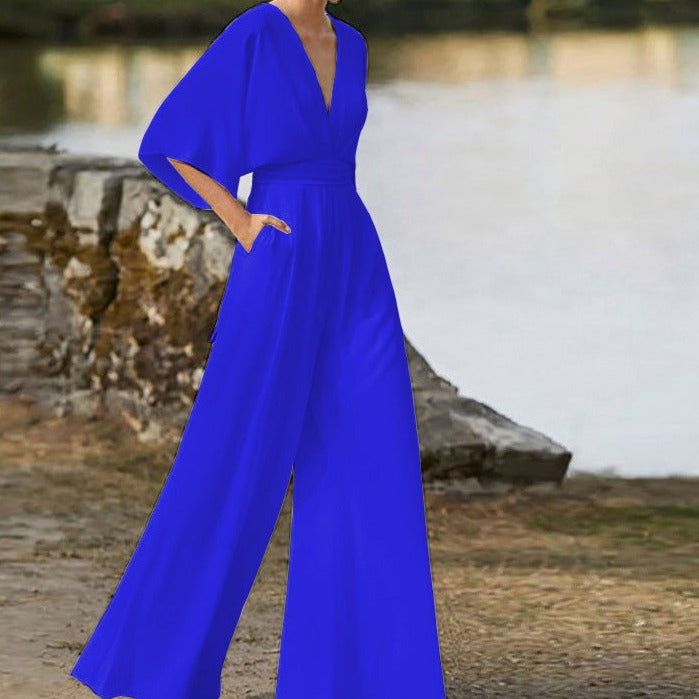 WW | Wide Neck Jumpsuit for Women