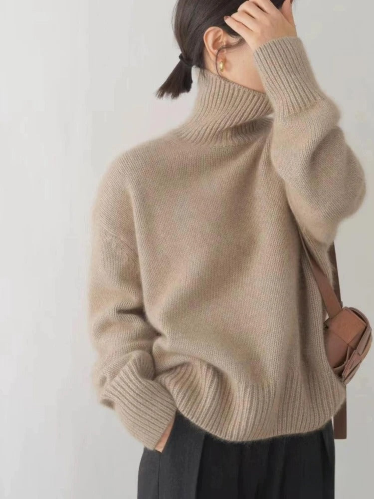 WW | Rollkragenpullover aus Merinowolle, warm und bequem