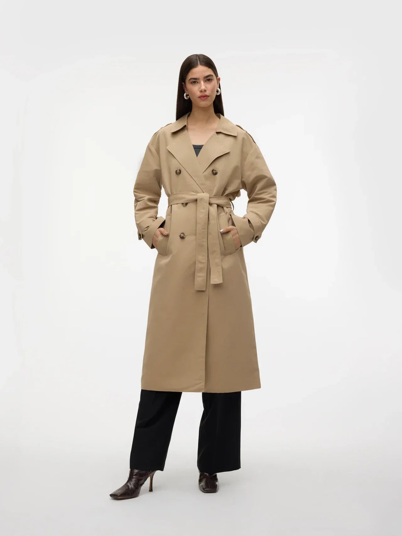 WW | Trench Coat Stylish and Functional Ideal for Windy Days