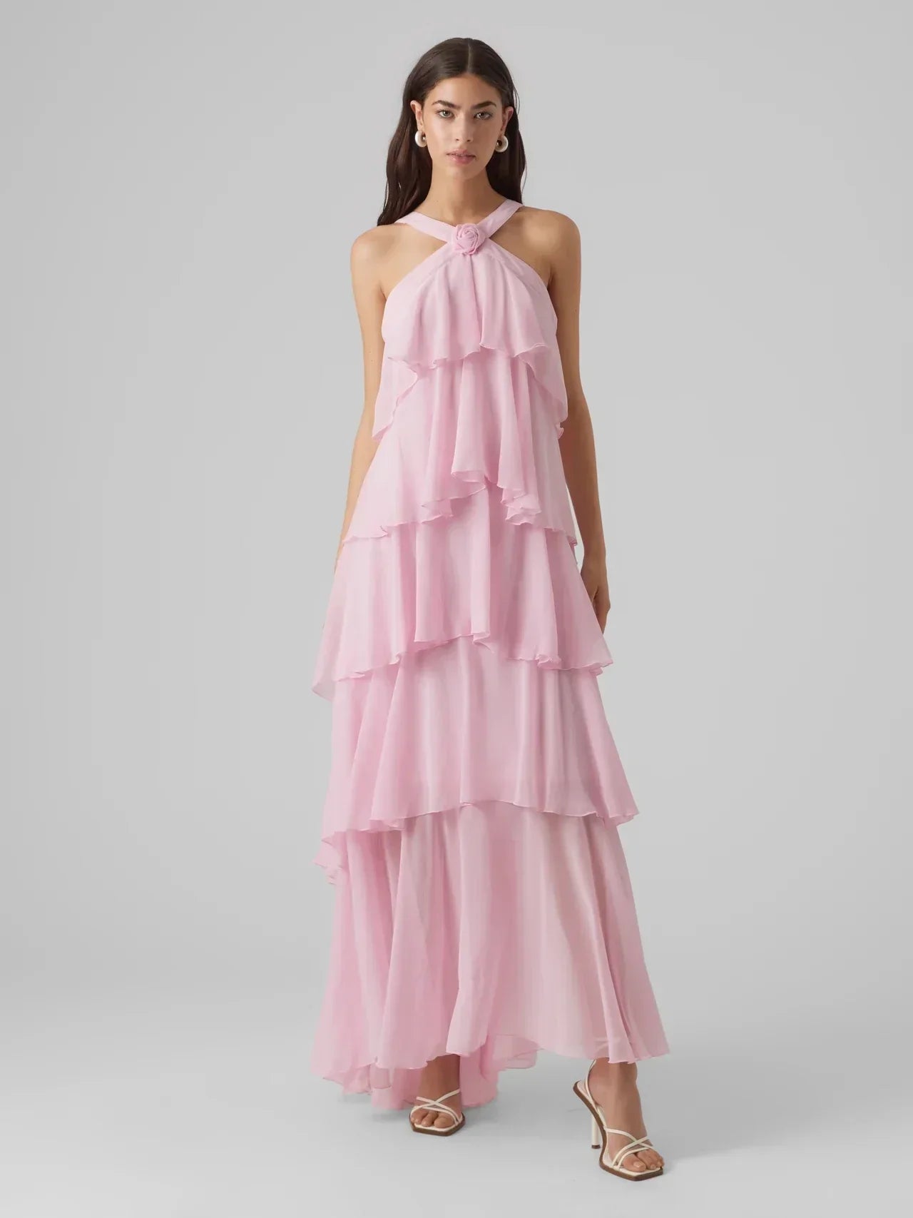 WW | Glamour Goddess Necklace Maxi Dress