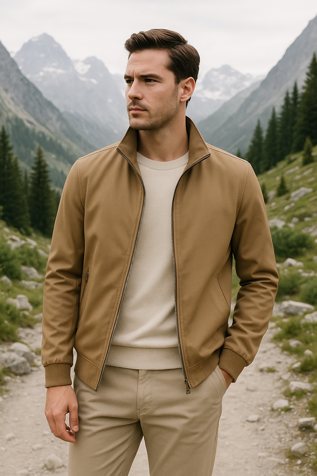 WW | Men's Summer Jacket - Comfortable Minimalist Design