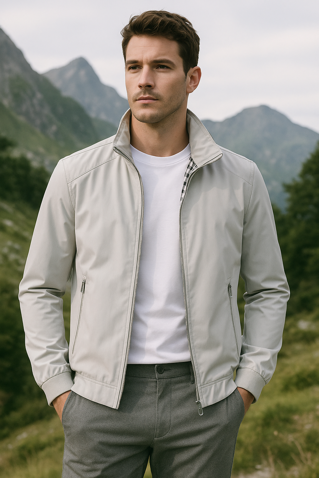 WW | Men's Summer Jacket - Comfortable Minimalist Design