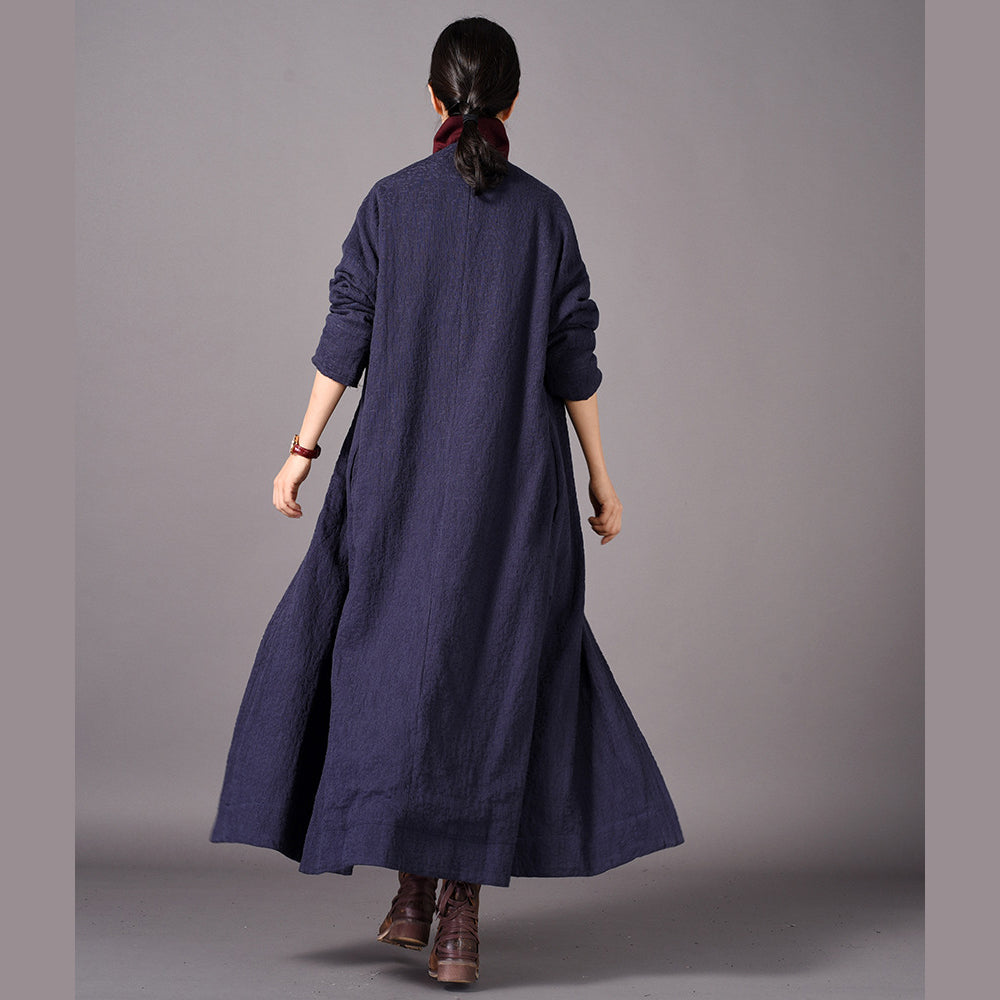 WW | rote Mäntel Übergrößen Stickerei baggy Trenchcoat WW | seitlich offene Mäntel